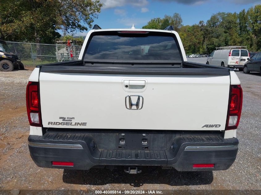 2018 Honda Ridgeline Rtl-T VIN: 5FPYK3F6XJB005422 Lot: 40385814