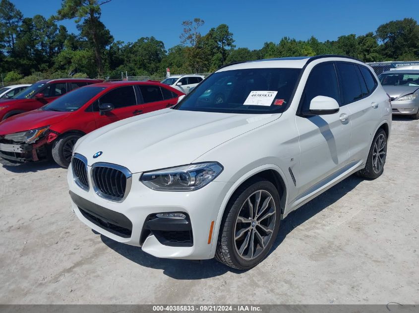 2019 BMW X3 xDrive30I VIN: 5UXTR9C53KLP76539 Lot: 40385833