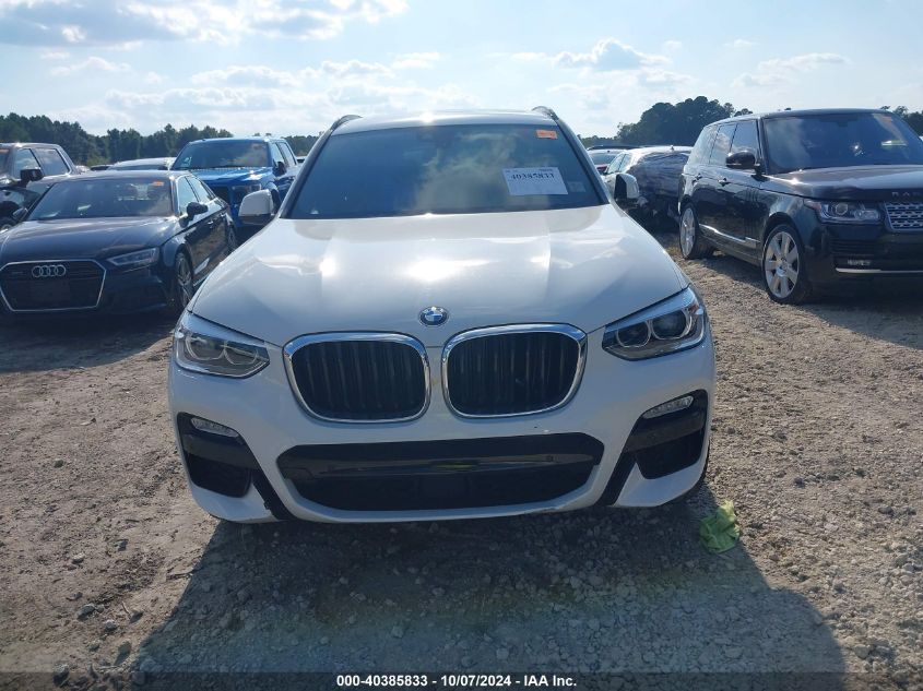 2019 BMW X3 xDrive30I VIN: 5UXTR9C53KLP76539 Lot: 40385833