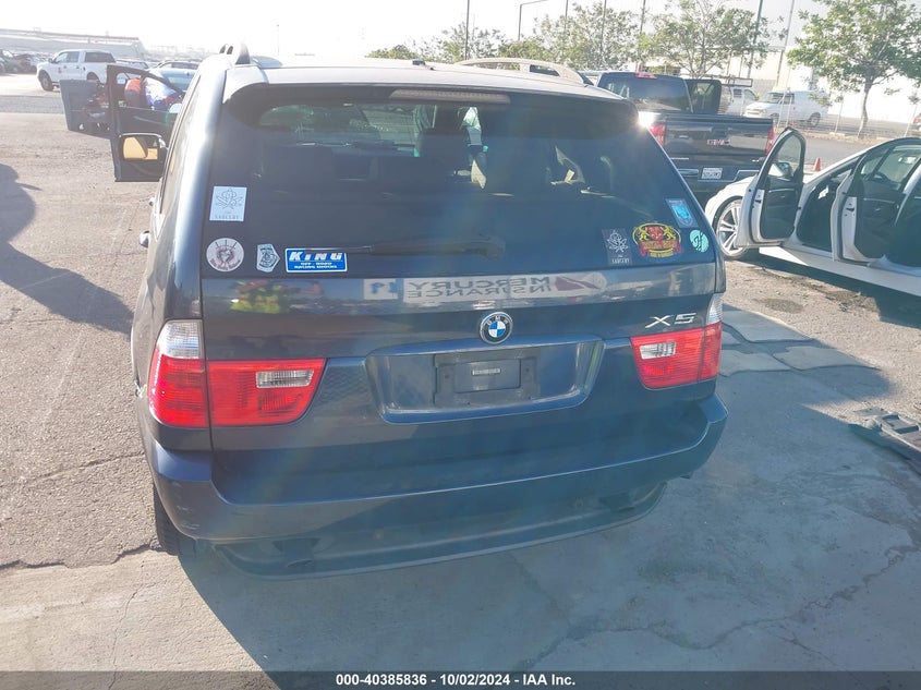 5UXFA13526LY39349 2006 BMW X5 3.0I