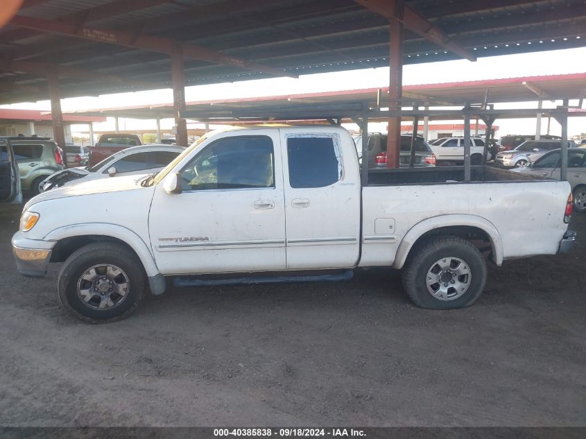 2000 Toyota Tundra Ltd V8 VIN: 5TBRT3816YS109562 Lot: 40385838