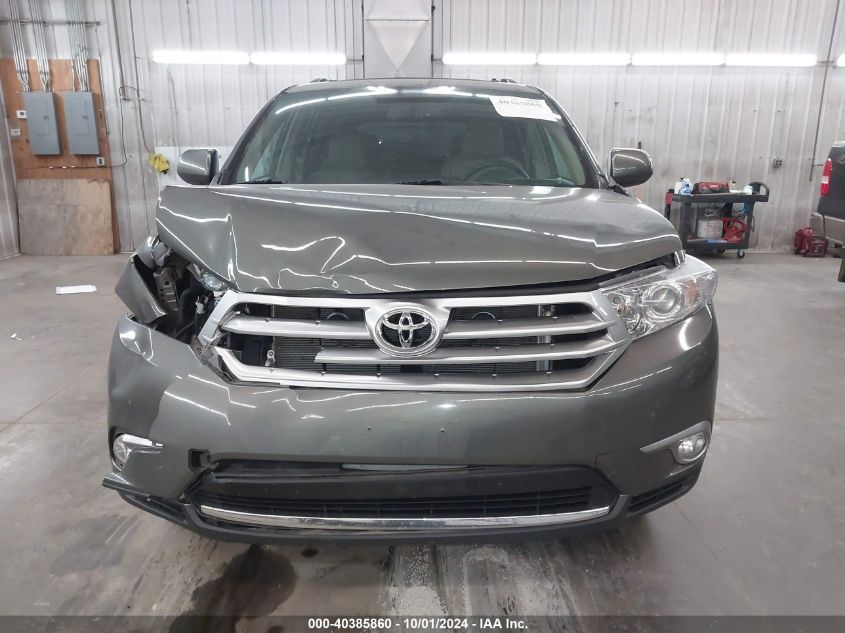 2012 Toyota Highlander Se VIN: 5TDBK3EH1CS139106 Lot: 40385860