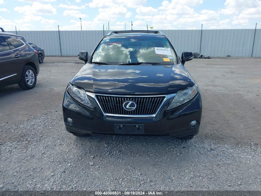 2012 Lexus Rx 350 VIN: 2T2ZK1BA2CC065869 Lot: 40385931