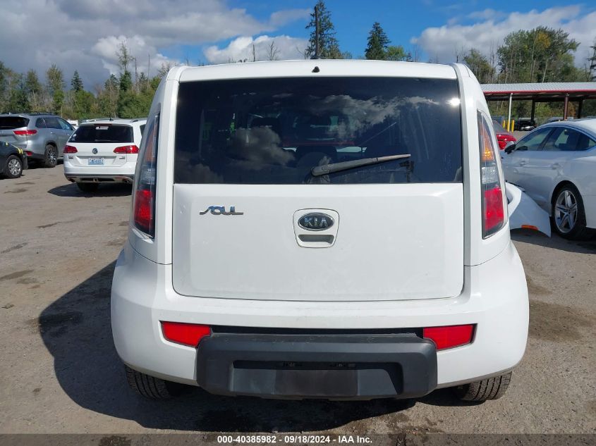 2010 Kia Soul + VIN: KNDJT2A24A7038671 Lot: 40385982