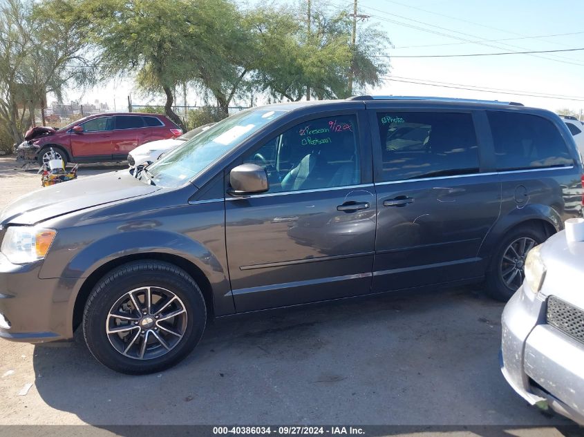 2016 Dodge Grand Caravan Sxt VIN: 2C4RDGCG1GR155492 Lot: 40386034