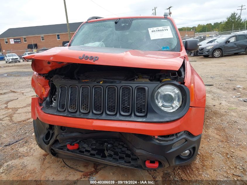 2017 Jeep Renegade Trailhawk 4X4 VIN: ZACCJBCB6HPF41305 Lot: 40386039