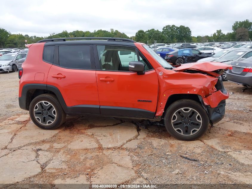 2017 Jeep Renegade Trailhawk 4X4 VIN: ZACCJBCB6HPF41305 Lot: 40386039