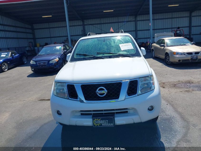 2012 Nissan Pathfinder Sv VIN: 5N1AR1NN8CC604561 Lot: 40386044