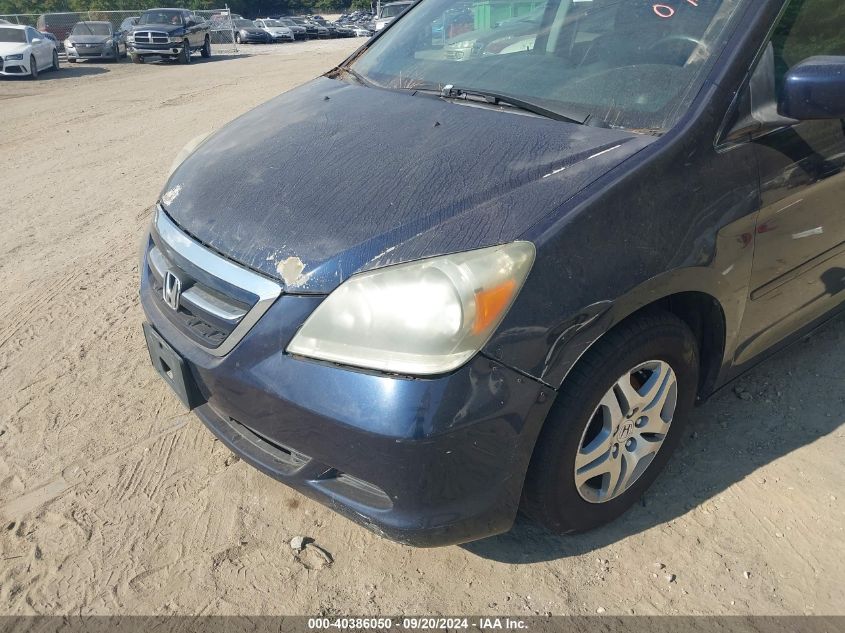 2007 Honda Odyssey Ex-L VIN: 5FNRL38647B013189 Lot: 40386050