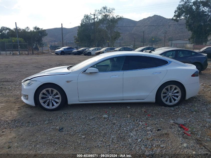 2016 Tesla Model S 60D/70D/75D/85D/90D VIN: 5YJSA1E26GF144847 Lot: 40386071