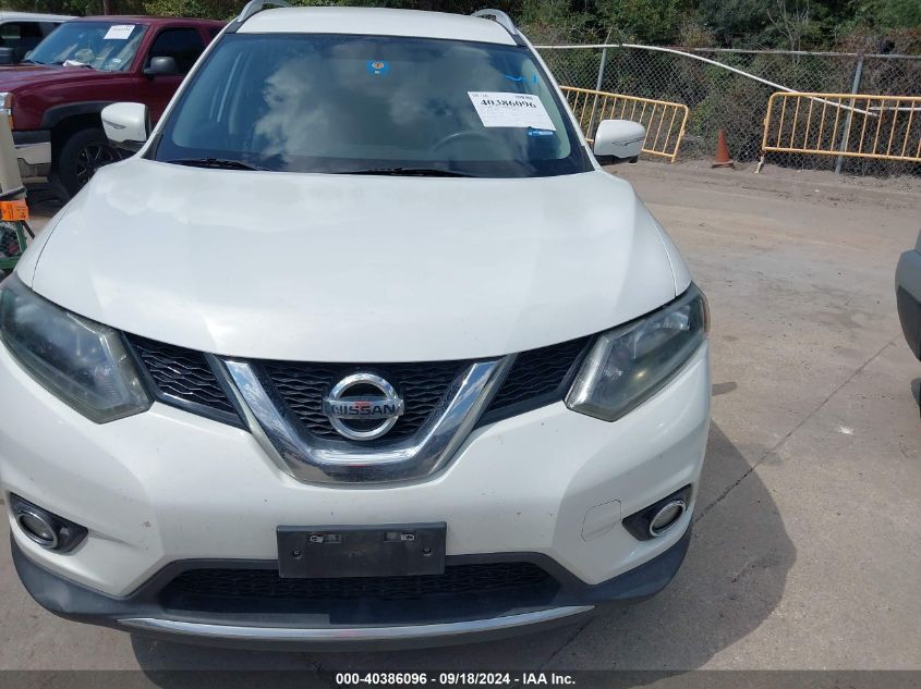 2014 Nissan Rogue Sl VIN: 5N1AT2MT3EC866739 Lot: 40386096