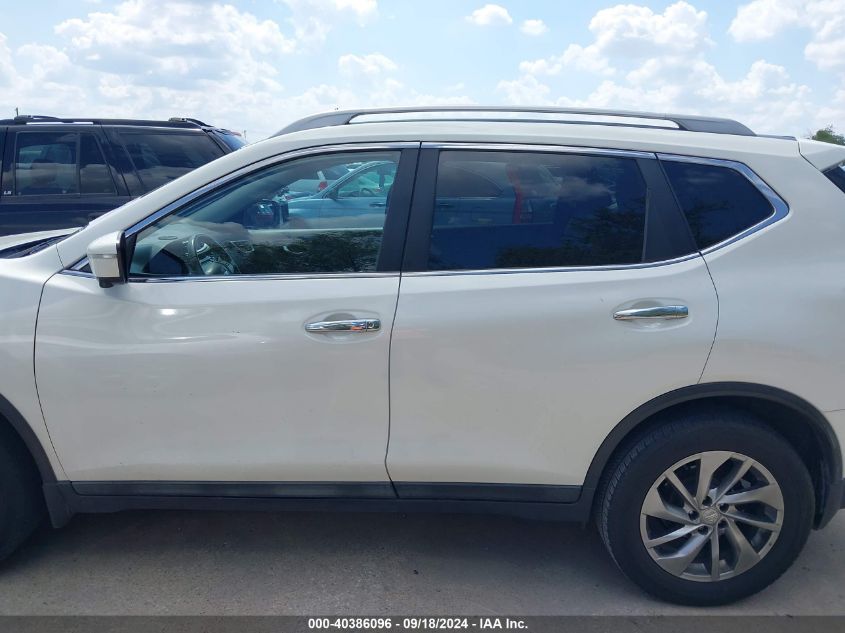 2014 Nissan Rogue Sl VIN: 5N1AT2MT3EC866739 Lot: 40386096