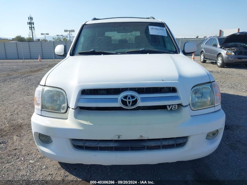 5TDBT44A25S256350 2005 Toyota Sequoia Sr5 V8