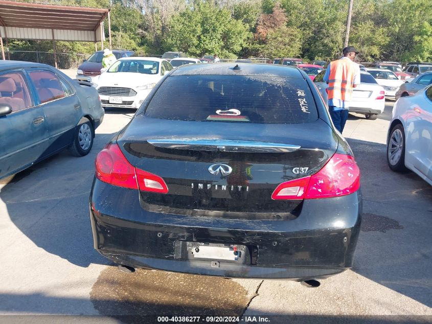 2011 Infiniti G37 Journey VIN: JN1CV6AP3BM501072 Lot: 40386277