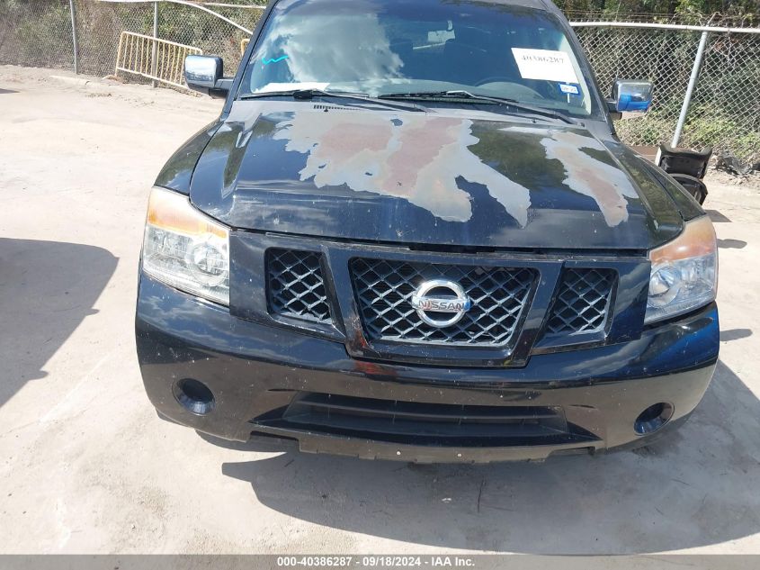 2010 Nissan Armada Se VIN: 5N1BA0ND9AN611646 Lot: 40386287