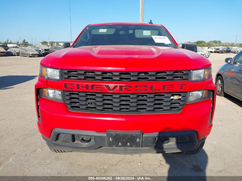 2021 Chevrolet Silverado 1500 2Wd Double Cab Standard Bed Custom VIN: 1GCRWBEK1MZ284817 Lot: 40386292