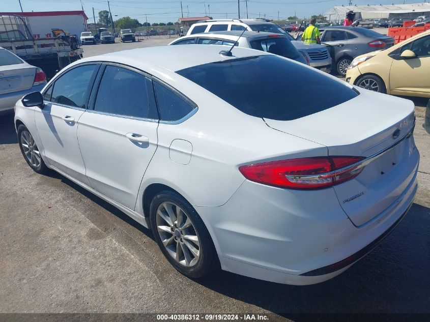 2017 FORD FUSION SE - 3FA6P0H71HR408211