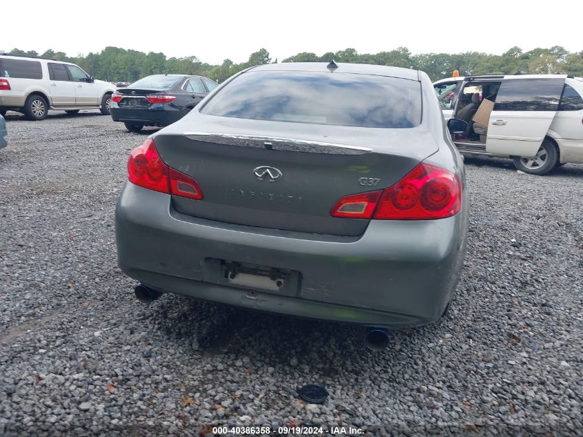 2011 Infiniti G37 Journey VIN: JN1CV6AP0BM502714 Lot: 40386358