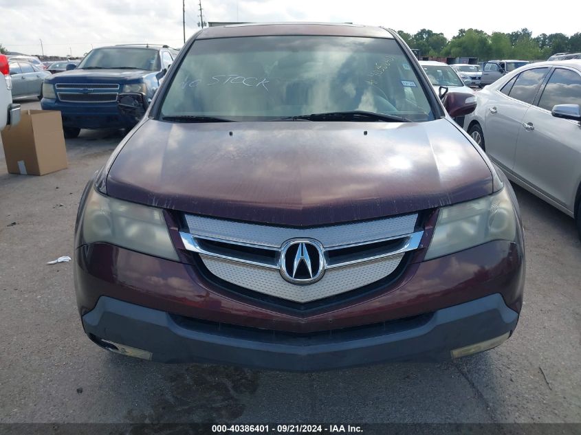 2009 Acura Mdx VIN: 2HNYD28219H506495 Lot: 40386401