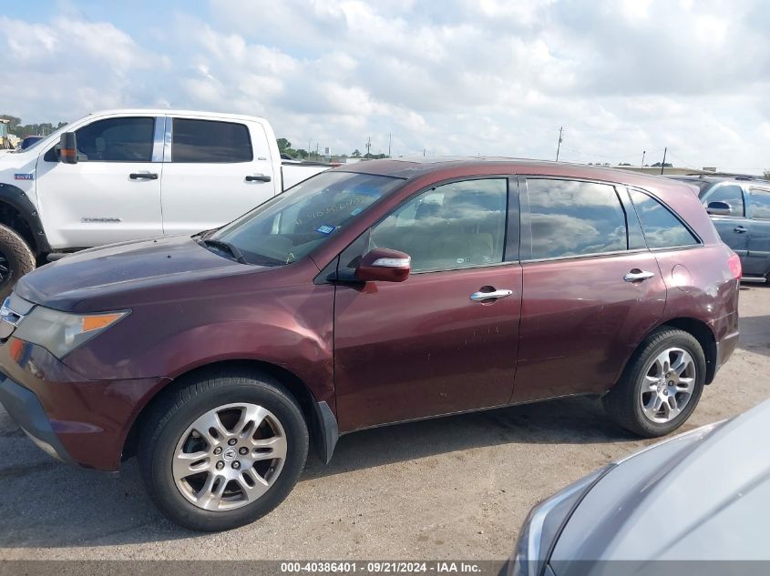 2009 Acura Mdx VIN: 2HNYD28219H506495 Lot: 40386401