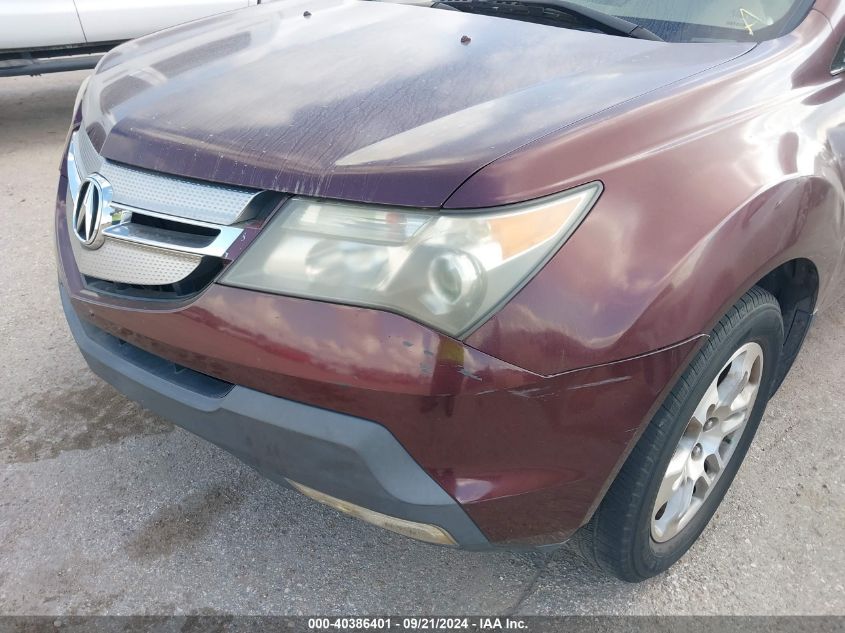 2009 Acura Mdx VIN: 2HNYD28219H506495 Lot: 40386401