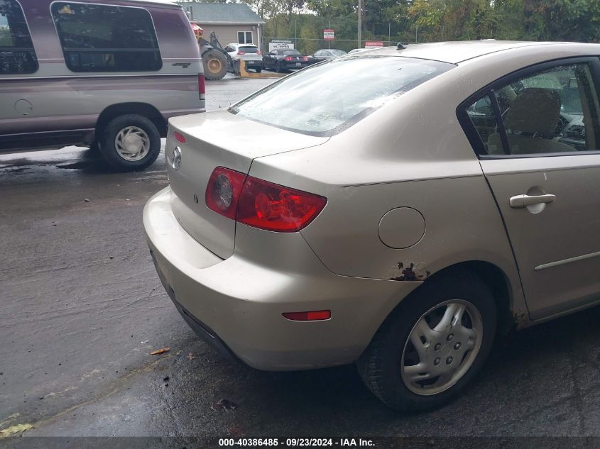 2004 Mazda Mazda3 I VIN: JM1BK12F441208358 Lot: 40386485