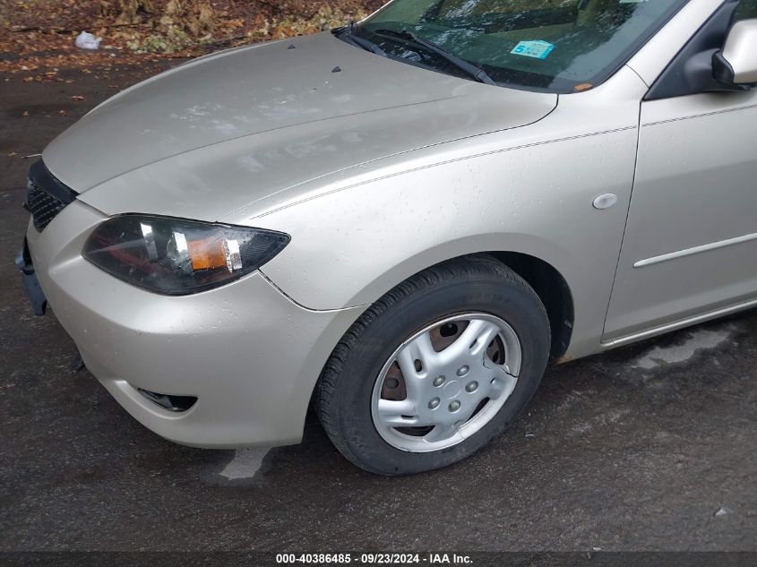 2004 Mazda Mazda3 I VIN: JM1BK12F441208358 Lot: 40386485