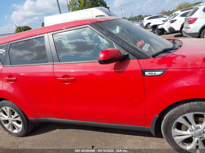 2016 Kia Soul + VIN: KNDJP3A5XG7856368 Lot: 40386498