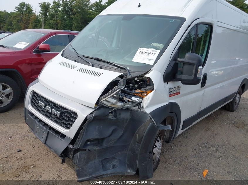 2021 Ram Promaster 3500 Cargo Van High Roof 159 Wb Ext VIN: 3C6MRVJG5ME574064 Lot: 40386527