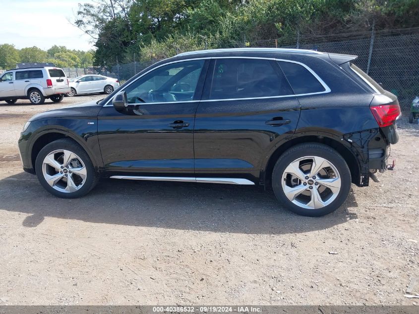 2023 Audi Q5 Premium Plus 45 Tfsi S Line Quattro VIN: WA1EAAFY9P2095723 Lot: 40386532