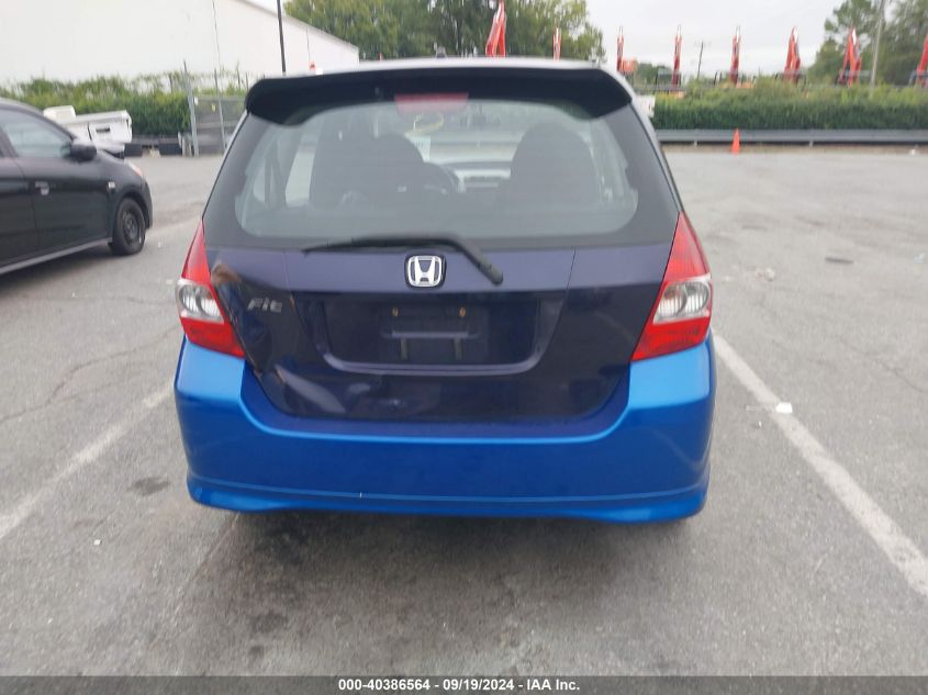 2008 Honda Fit Sport VIN: JHMGD38608S026464 Lot: 40386564