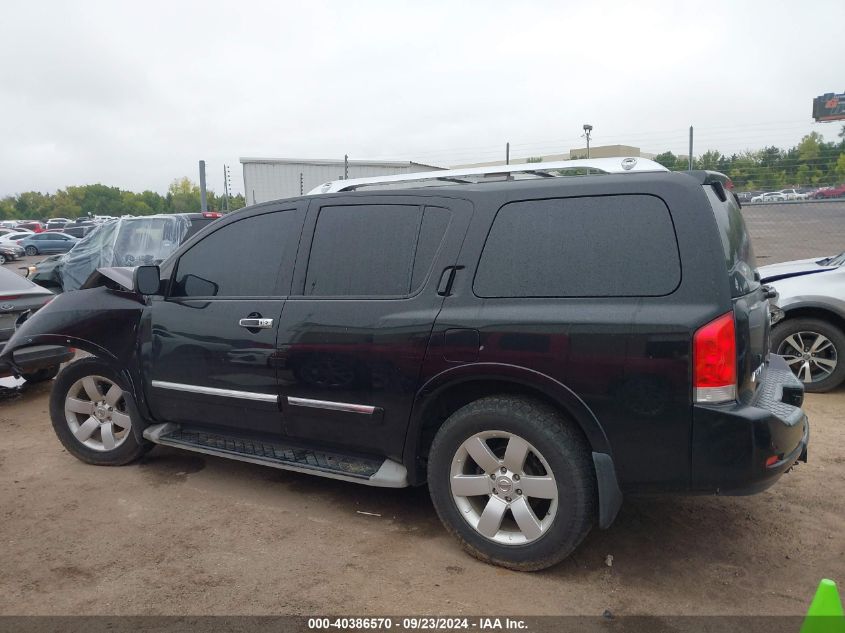 2010 Nissan Armada Titanium VIN: 5N1BA0ND7AN615646 Lot: 40386570