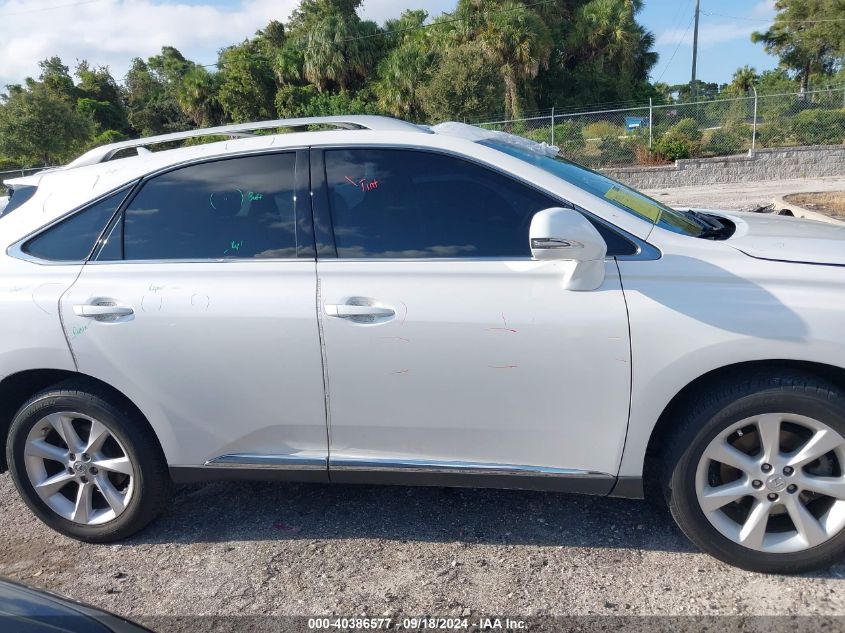 2012 Lexus Rx 350 VIN: 2T2ZK1BA6CC072520 Lot: 40386577