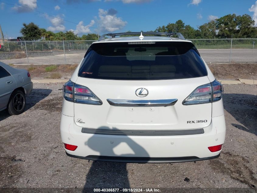 2012 Lexus Rx 350 VIN: 2T2ZK1BA6CC072520 Lot: 40386577