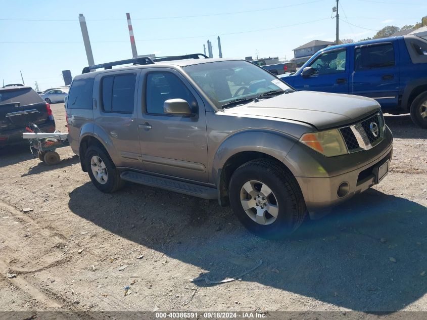 2006 Nissan Pathfinder Se VIN: 5N1AR18W66C653721 Lot: 40386591