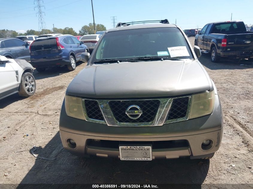 2006 Nissan Pathfinder Se VIN: 5N1AR18W66C653721 Lot: 40386591