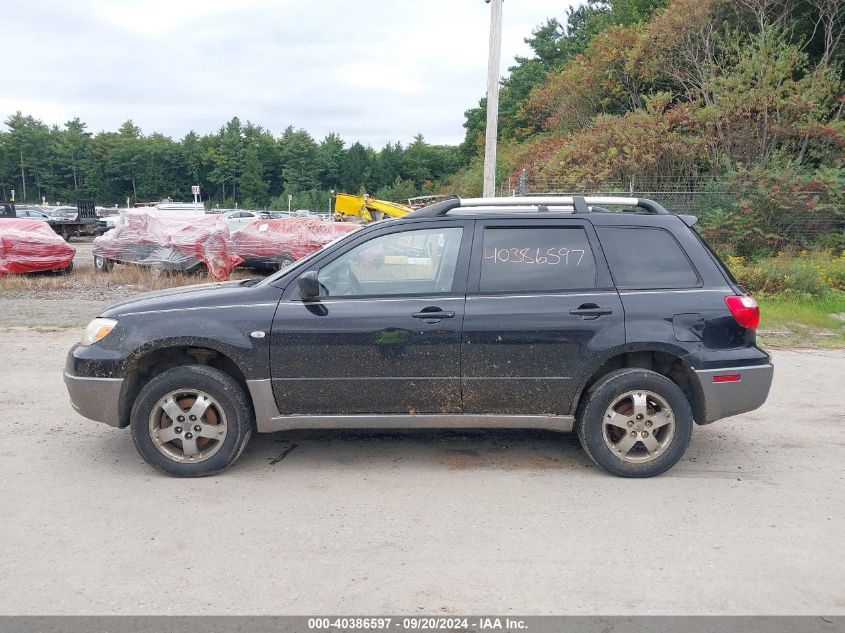 2006 Mitsubishi Outlander Ls VIN: JA4LZ31F36U048823 Lot: 40386597