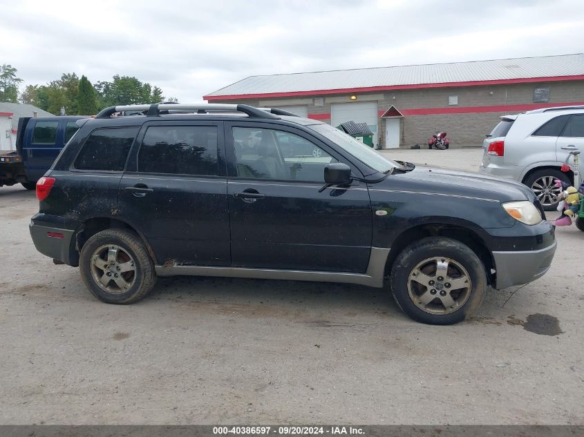 2006 Mitsubishi Outlander Ls VIN: JA4LZ31F36U048823 Lot: 40386597