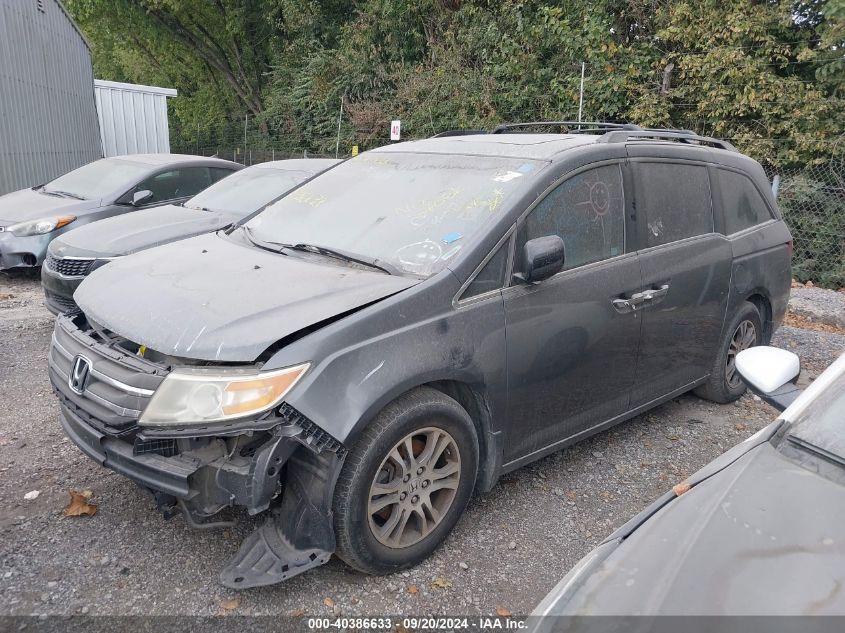 2012 Honda Odyssey Ex-L VIN: 5FNRL5H61CB084677 Lot: 40386633