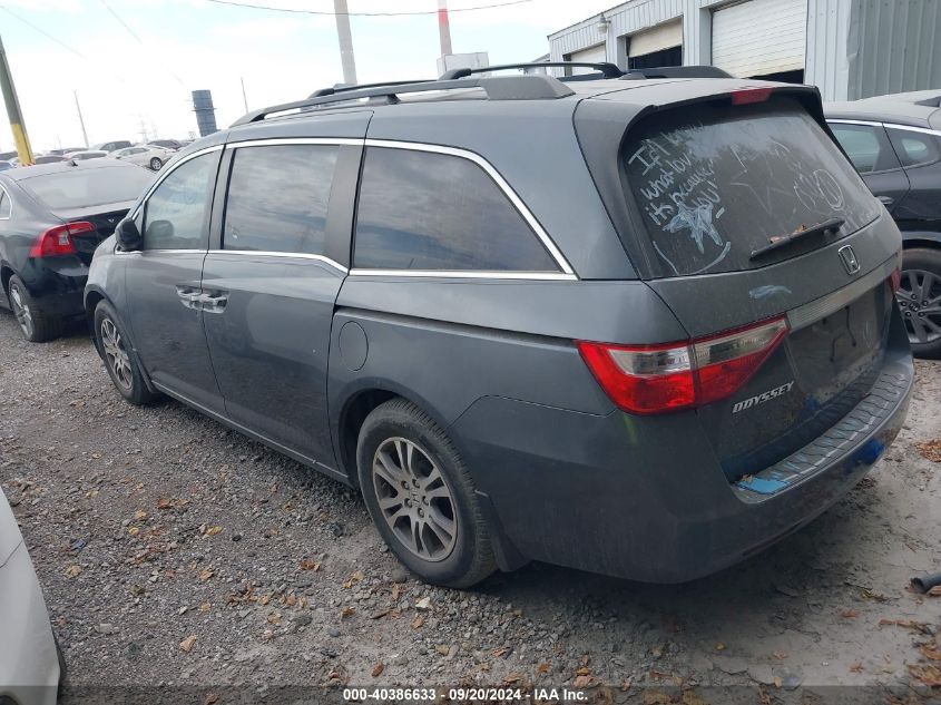 2012 Honda Odyssey Ex-L VIN: 5FNRL5H61CB084677 Lot: 40386633