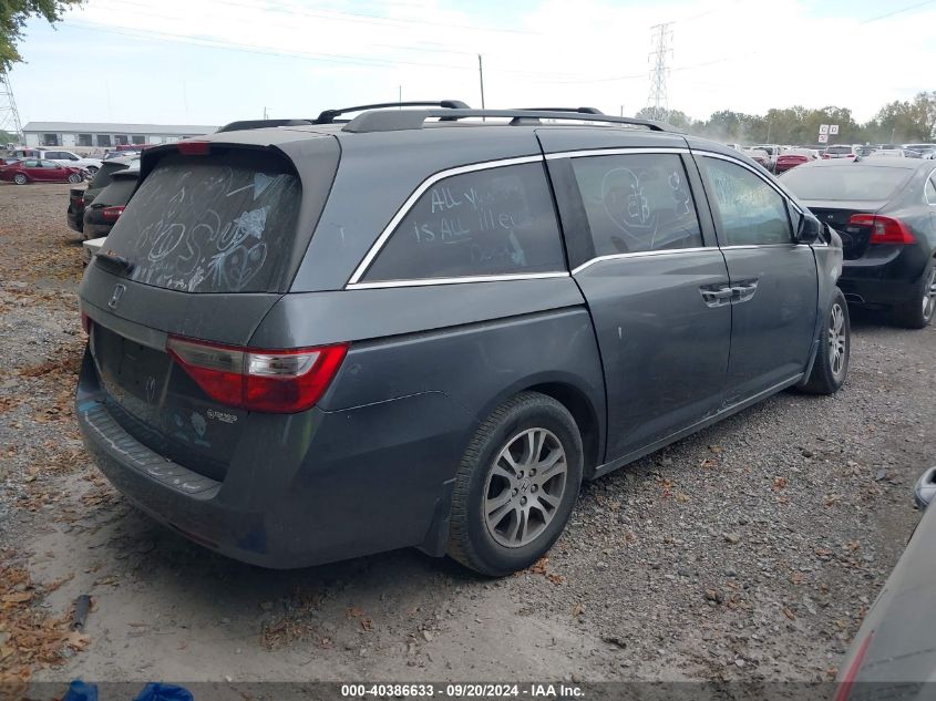 2012 Honda Odyssey Ex-L VIN: 5FNRL5H61CB084677 Lot: 40386633