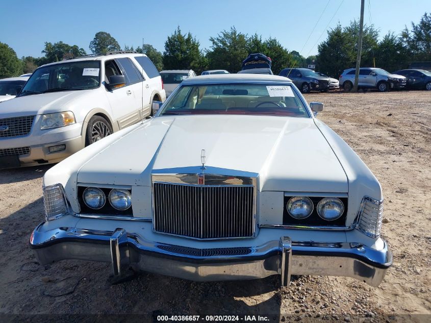 5Y89A801799 1975 Lincoln Continental