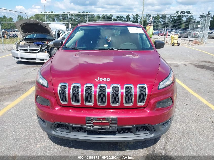 2014 Jeep Cherokee Sport VIN: 1C4PJLAB4EW126685 Lot: 40386672