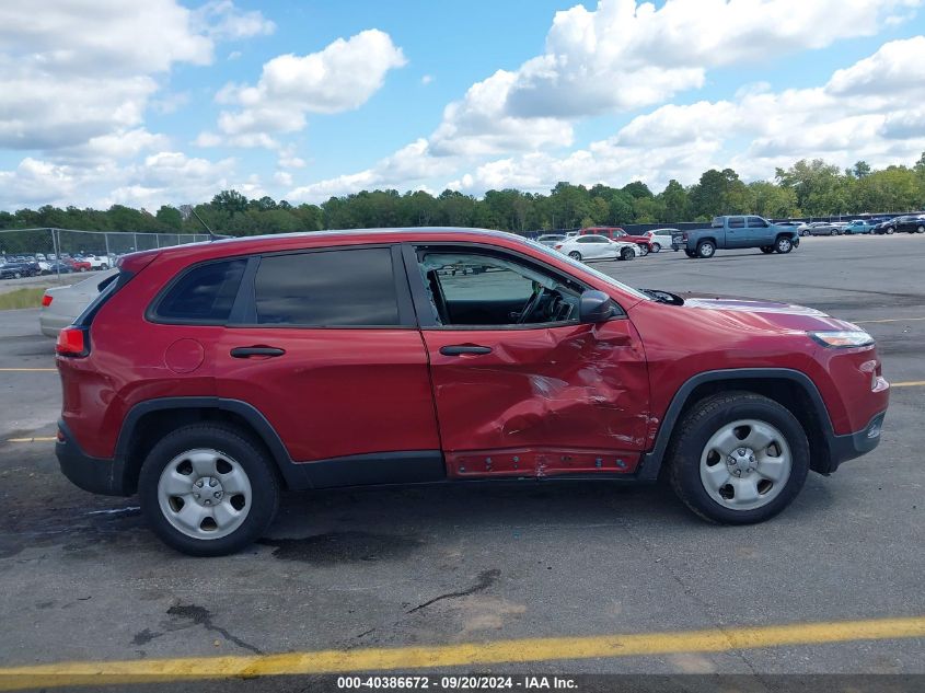 2014 Jeep Cherokee Sport VIN: 1C4PJLAB4EW126685 Lot: 40386672