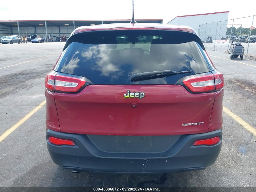 2014 Jeep Cherokee Sport VIN: 1C4PJLAB4EW126685 Lot: 40386672