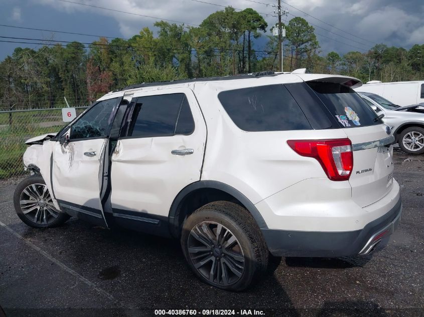 1FM5K8HT9GGD13283 2016 Ford Explorer Platinum