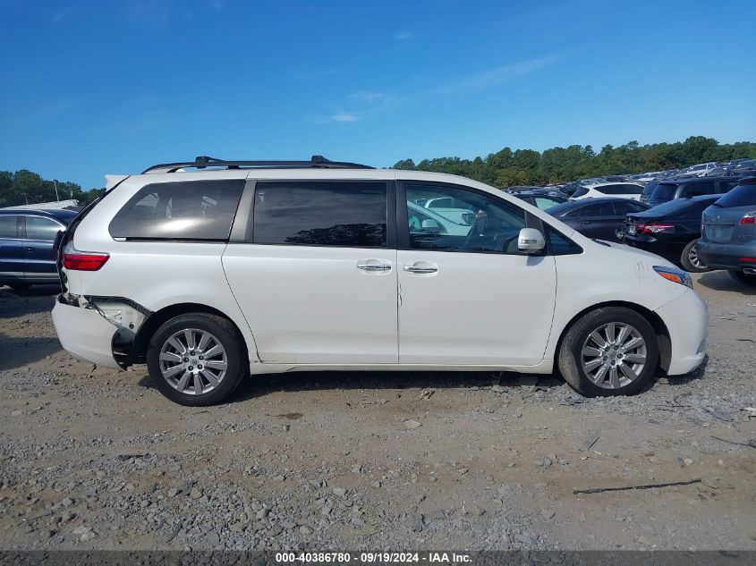 2015 Toyota Sienna Limited 7 Passenger VIN: 5TDYK3DC7FS552958 Lot: 40386780