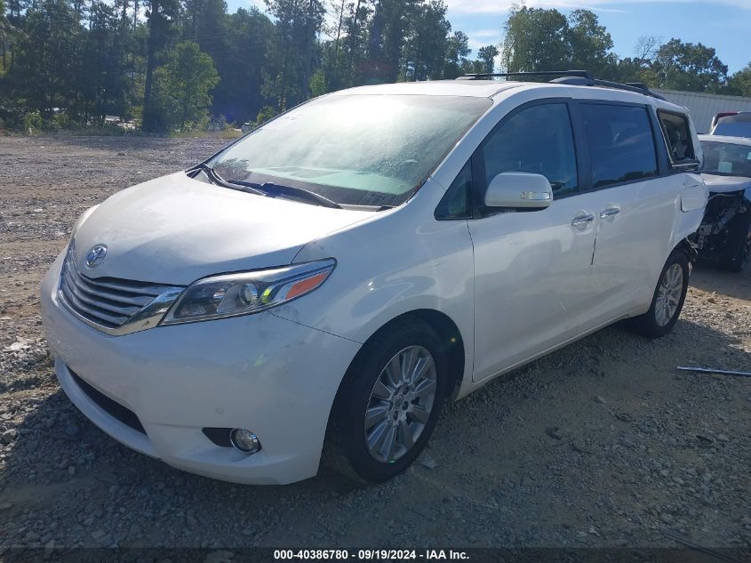 2015 Toyota Sienna Limited 7 Passenger VIN: 5TDYK3DC7FS552958 Lot: 40386780