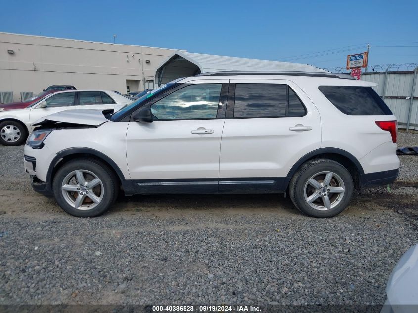 1FM5K7DH6JGA11680 2018 Ford Explorer Xlt