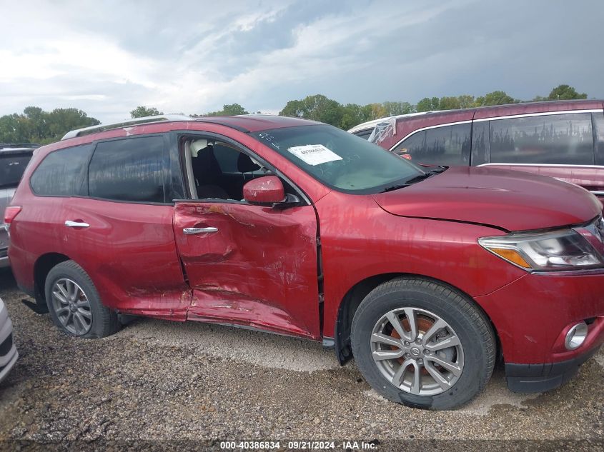 2016 Nissan Pathfinder Sv VIN: 5N1AR2MM0GC634755 Lot: 40386834